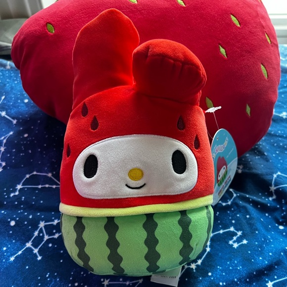 Squishmallows Hello Kitty and Friends Watermelon My Melody - Picture 1 of 4